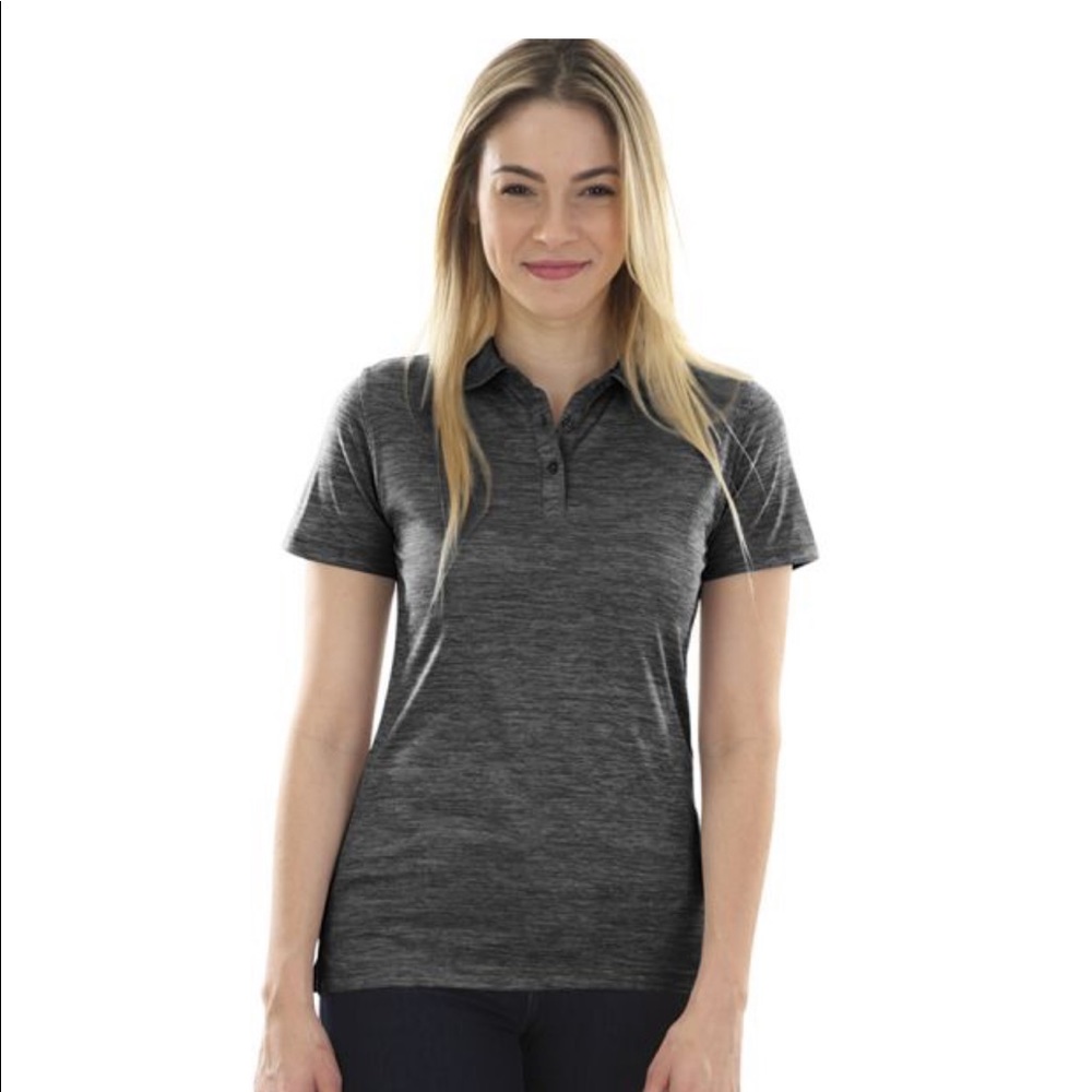 Woman’s Spaced Dye Polo